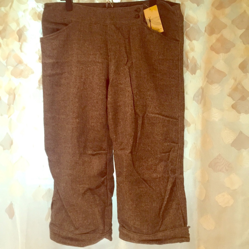 Free People Tweed Capris